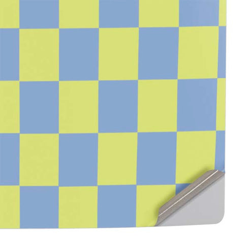 Neon Checkered PS5 Slim Digital Edition Console Skin